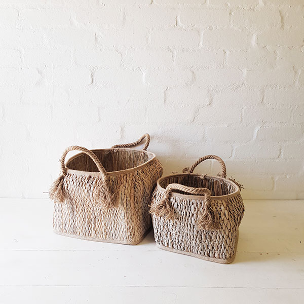 Hyacinth Basket  - <p style='text-align: center;'>R 80 - 30cm<br>
R 100 - 50cm</p>