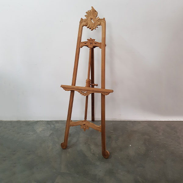 Indonesian teak wood easel - <p style='text-align: center;'>R 300</p>