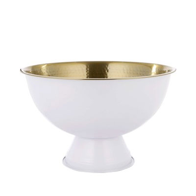 Champagne Bowl - White/Gold - <p style='text-align: center;'>R 100</p>