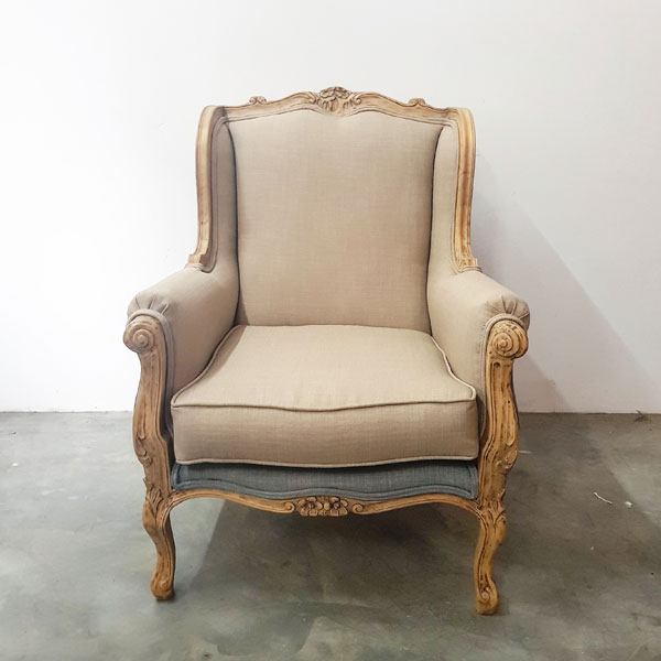 Two Shades French Arm Chair - <p style='text-align: center;'>R 550</p>
