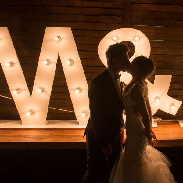 Giant Marquee Light Up Letters for Hire in Cape Town