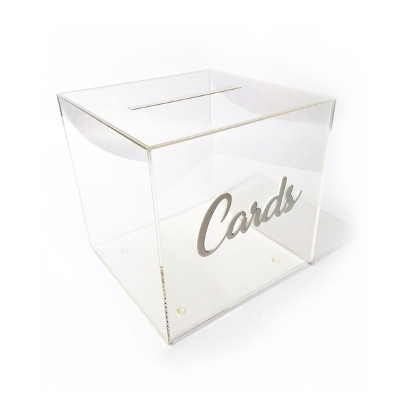 Perspex Gift Card Box - Clear - <p style='text-align: center;'>R 150</p>