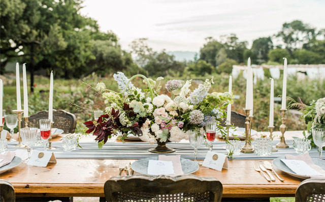 Mesh Table Runner for Hire in Cape Town