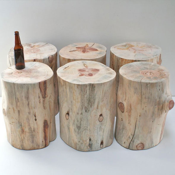 Tree Trunk Stool for Hire in Cape Town