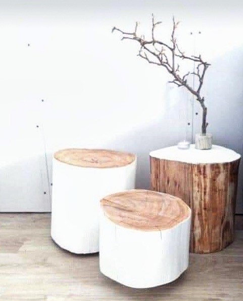 Tree Trunk Stool for Hire in Cape Town