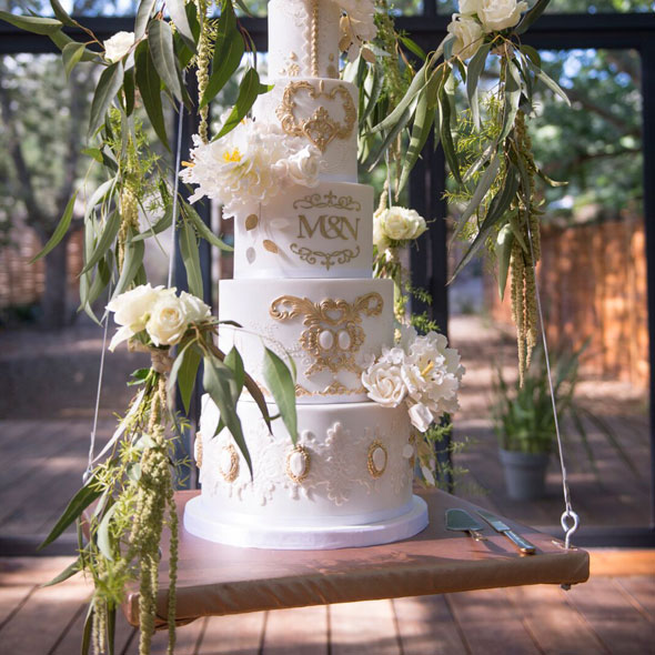 Muse Decor Hire Wedding Cake Swing