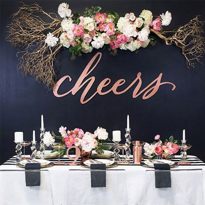 Wedding Chalkboard Wall for Hire in Cape Town