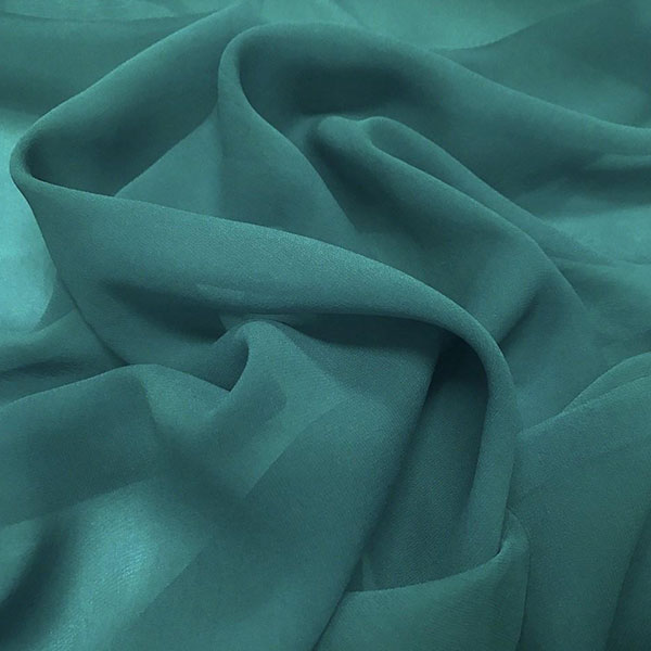 Georgette Chiffon Table Runner - Petrol Teal